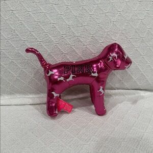 Pink metallic dog